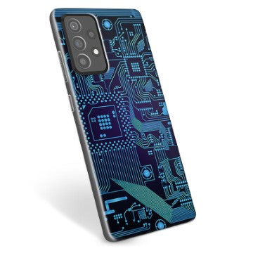 Samsung Galaxy A52 5G, Galaxy A52s TPU Cover - Kredsløbsplade