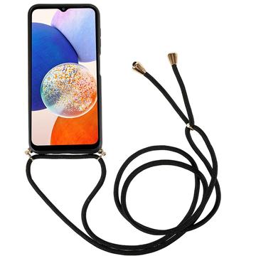 Samsung Galaxy A54 5G TPU Cover med Nøglesnor - Sort