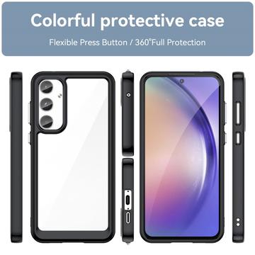 Samsung Galaxy A55 Anti-Shock Hybrid Cover - Sort