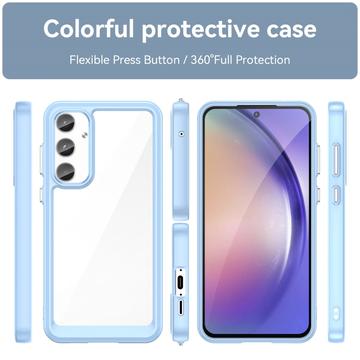 Samsung Galaxy A55 Anti-Shock Hybrid Cover - Blå
