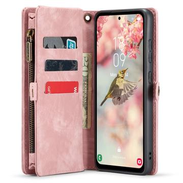 Samsung Galaxy A55 Caseme 008 2-i-1 Multifunktionel Pung - Pink