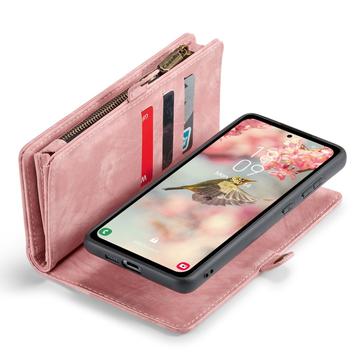 Samsung Galaxy A55 Caseme 008 2-i-1 Multifunktionel Pung - Pink