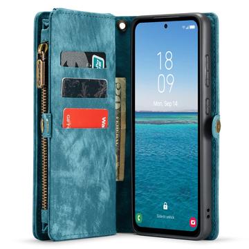 Samsung Galaxy A55 Caseme 008 2-i-1 Multifunktionel Pung - Blå