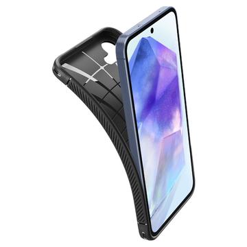 Samsung Galaxy A55 Spigen Rugged Armor TPU Cover - Sort