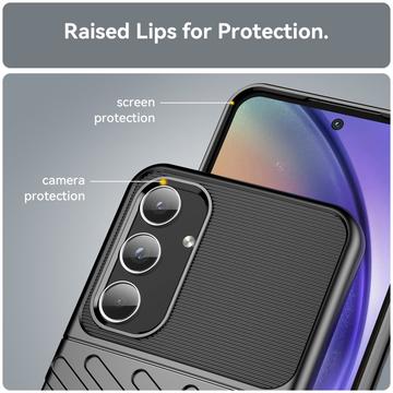 Samsung Galaxy A55 Thunder Series TPU Cover - Sort