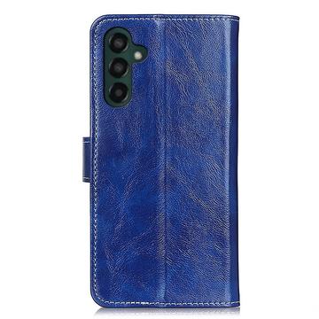 Samsung Galaxy A55 Pung Taske med Magnetisk Lukning - Blå