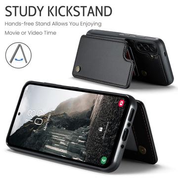 Samsung Galaxy A56 Caseme C22-etui RFID-kortpung - Sort