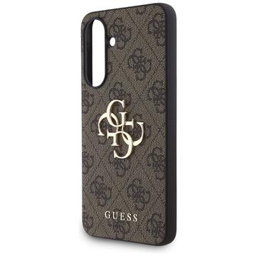 Samsung Galaxy A56 Guess 4G Big Metal Logo Hybrid Cover - Brun