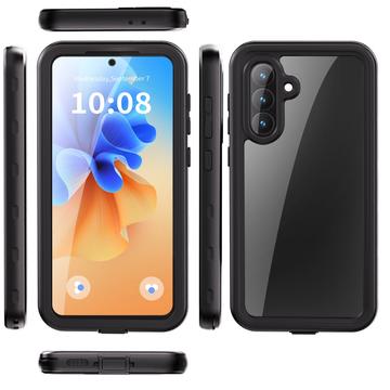 Samsung Galaxy A56 Redpepper IP68 Vandtæt Cover - Sort / Klar