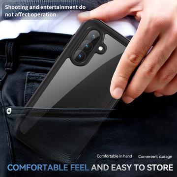 Samsung Galaxy A56 Redpepper IP68 Vandtæt Cover - Sort / Klar