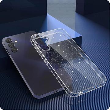 Samsung Galaxy A56 Tech-Protect FlexAir Glitter TPU Cover - Gennemsigtig