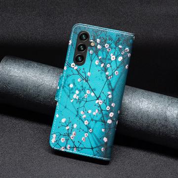 Samsung Galaxy A56 Wonder Series Pung - Hvid Blomster
