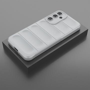 Samsung Galaxy M16/F16 Rugged TPU Cover - Lysegrå