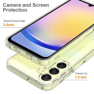 Samsung Galaxy M35 Ridsefast Hybrid Cover - Gennemsigtig