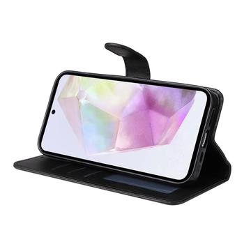 Samsung Galaxy M35 Pung med Magnetisk Lukning - sort