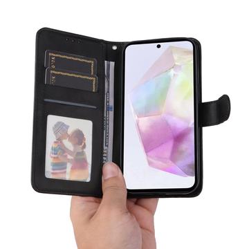 Samsung Galaxy M35 Pung med Magnetisk Lukning - sort