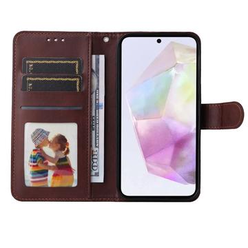 Samsung Galaxy M35 Pung med Magnetisk Lukning - brun