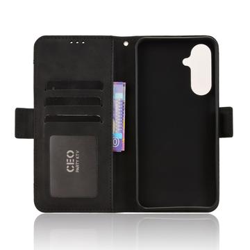 Samsung Galaxy M36 Kortholder Pung Etui - Sort
