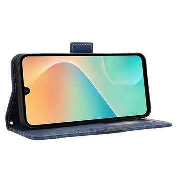 Samsung Galaxy M36 Kortholder Pung Etui - Blå