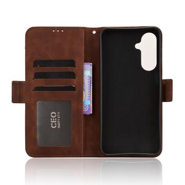 Samsung Galaxy M36 Kortholder Pung Etui - Brun