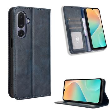 Samsung Galaxy M36 Retro Pung Taske med Magnetisk Lukning - Blå