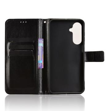 Samsung Galaxy M36 Pung Etui med Stativ - sort