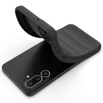 Samsung Galaxy M56 Rugged TPU Cover - Sort