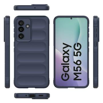 Samsung Galaxy M56 Rugged TPU Cover - Mørkeblå