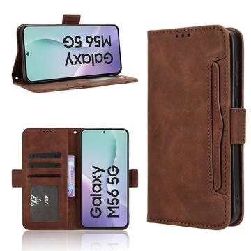 Samsung Galaxy M56 Kortholder Pung Etui - Brun