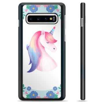 Samsung Galaxy S10 Beskyttende Cover - Enhjørning