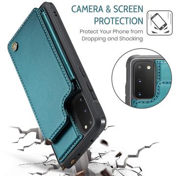 Samsung Galaxy S20 FE 5G/S20 FE 2022 Caseme C22-etui RFID-kortpung - Grøn