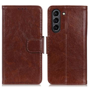 Samsung Galaxy S21 FE 5G Elegant Series Pung med Stativfunktion - Brun