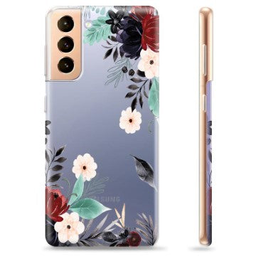 Samsung Galaxy S21+ 5G TPU Cover - Efterårsblomster
