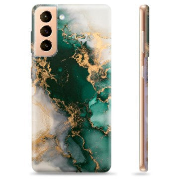 Samsung Galaxy S21+ 5G TPU Cover - Jade Marmor