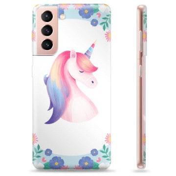 Samsung Galaxy S21 5G TPU Cover - Enhjørning