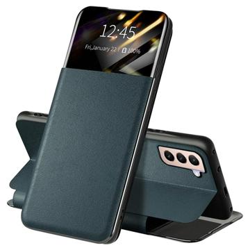 Samsung Galaxy S22 5G Front Smart View Flip Cover - Grøn