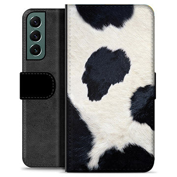 Samsung Galaxy S22+ 5G Premium Flip Cover med Pung - Kohud