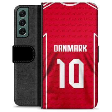 Samsung Galaxy S22+ 5G Premium Flip Cover med Pung - Danmark