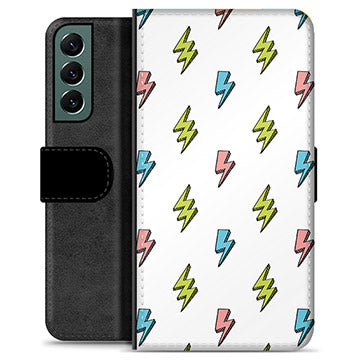 Samsung Galaxy S22+ 5G Premium Flip Cover med Pung - Blinker