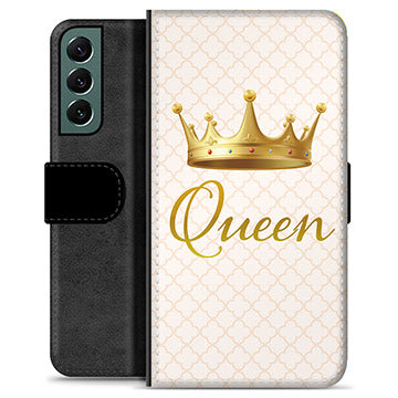 Samsung Galaxy S22+ 5G Premium Flip Cover med Pung - Dronning