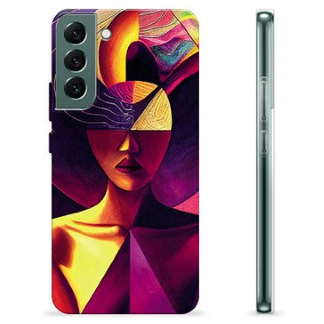 Samsung Galaxy S22+ 5G TPU Cover - Kubistisk Portræt