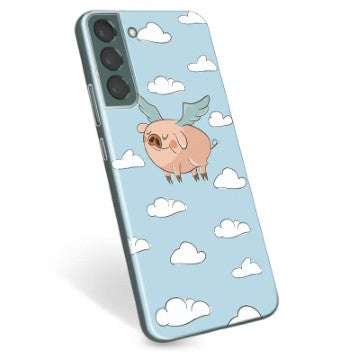 Samsung Galaxy S22+ 5G TPU Cover - Flyvende Gris