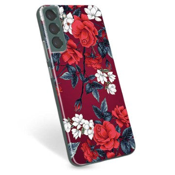 Samsung Galaxy S22+ 5G TPU Cover - Vintage Blomster