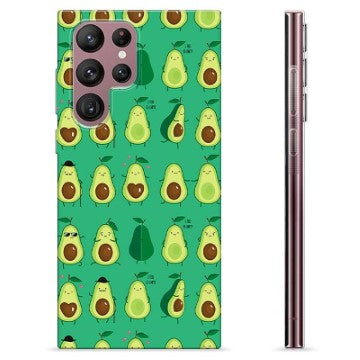 Samsung Galaxy S22 Ultra 5G TPU Cover - Avocadomønster