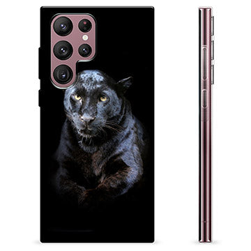 Samsung Galaxy S22 Ultra 5G TPU Cover - Sort Panter