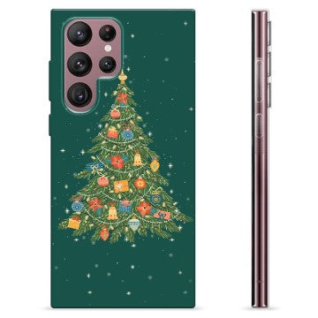 Samsung Galaxy S22 Ultra 5G TPU Cover - Juletræ