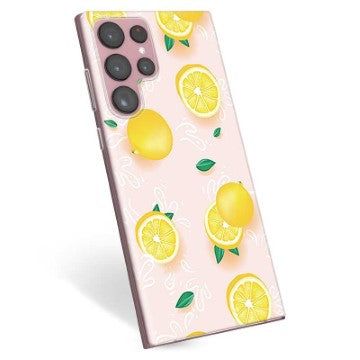 Samsung Galaxy S22 Ultra 5G TPU Cover - Citron Mønster