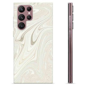 Samsung Galaxy S22 Ultra 5G TPU Cover - Perle Marmor