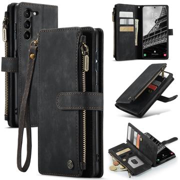 Samsung Galaxy S23 5G Caseme 2-i-1 Multifunktionel Pung - Sort