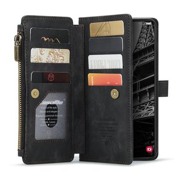 Samsung Galaxy S23 5G Caseme 2-i-1 Multifunktionel Pung - Sort